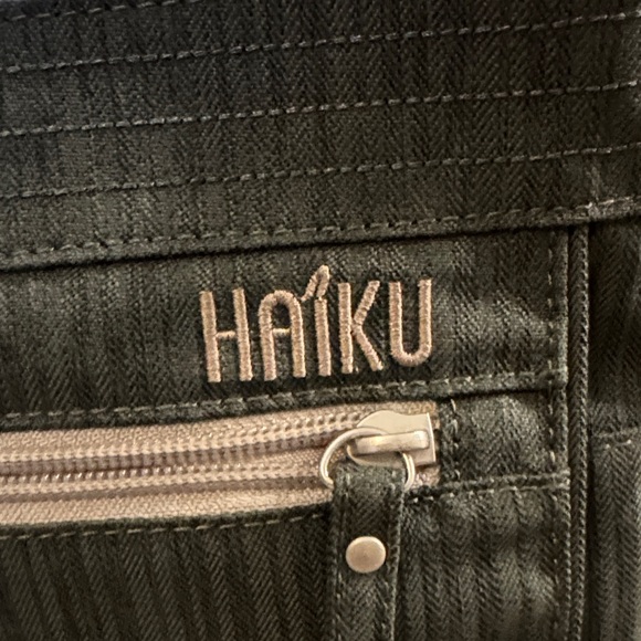 Haiku Charcoal Messenger Bag - Picture 2 of 5